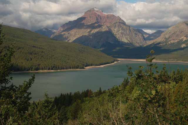 Rising Wolf Mt and Lower Two Medicine Lake